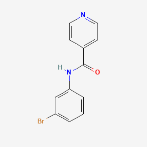 molecular formula C12H9BrN2O B5766020 N-(3-bromophenyl)pyridine-4-carboxamide 