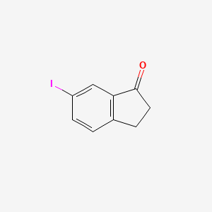 molecular formula C9H7IO B576607 6-Iodo-1-indanone CAS No. 14548-40-4