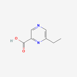 molecular formula C7H8N2O2 B576612 6-Ethylpyrazine-2-carboxylic acid CAS No. 13515-09-8
