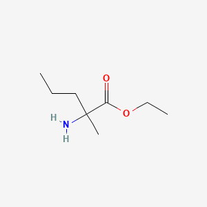 molecular formula C8H17NO2 B576616 Ethyl 2-amino-2-methylpentanoate CAS No. 13893-47-5