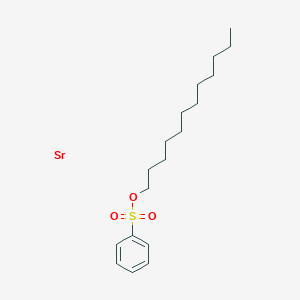 molecular formula C18H30O3SSr B576620 DODECYL BENZENESULFONATE STRONTIUM CAS No. 12068-15-4