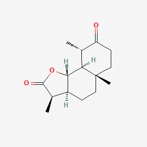 molecular formula C15H22O3 B576621 alpha-Tetrahydro-beta-santonin CAS No. 13902-55-1