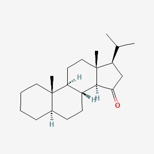 molecular formula C22H36O B576622 20-Methyl-5alpha-pregnan-15-one CAS No. 14012-16-9