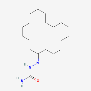 molecular formula C19H37N3O B576623 (Cyclooctadecylideneamino)urea CAS No. 14296-61-8