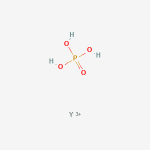 molecular formula H3O4PY+3 B576624 Casteilnaudite CAS No. 13817-22-6