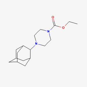 molecular formula C17H28N2O2 B5766284 Ethyl 4-(2-adamantyl)piperazine-1-carboxylate 