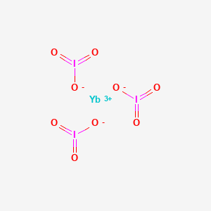 molecular formula I3O9Yb B576634 Ytterbium triiodate CAS No. 14723-98-9