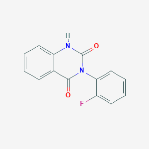 molecular formula C14H9FN2O2 B5766380 3-(2-fluorophenyl)quinazoline-2,4(1H,3H)-dione 