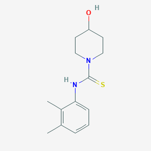 molecular formula C14H20N2OS B5766547 N-(2,3-dimethylphenyl)-4-hydroxypiperidine-1-carbothioamide 