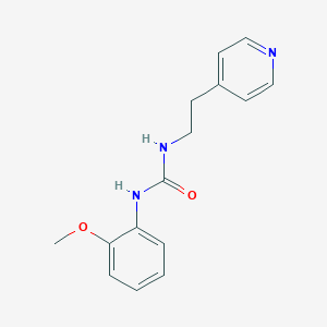 molecular formula C15H17N3O2 B5766583 N-(2-METHOXYPHENYL)-N'-[2-(4-PYRIDYL)ETHYL]UREA 