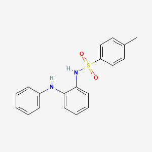 molecular formula C19H18N2O2S B5766591 N-(2-anilinophenyl)-4-methylbenzenesulfonamide 
