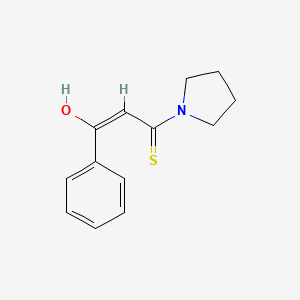 (2E)-3-Hydroxy-3-phenyl-1-(1-pyrrolidinyl)-2-propene-1-thione