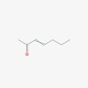 molecular formula C7H12O B057668 3-庚烯-2-酮 CAS No. 1119-44-4