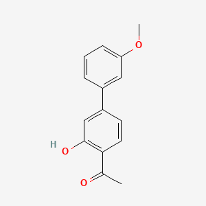 1-(3-Hydroxy-3'-methoxy[1,1'-biphenyl]-4-yl)ethan-1-one