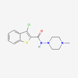 molecular formula C14H16ClN3OS B5766975 Cambridge id 5550174 CAS No. 5550-17-4