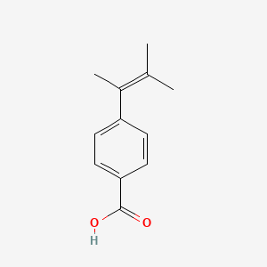 molecular formula C12H14O2 B576702 4-(1,2-Dimethyl-1-propenyl)benzoic acid CAS No. 13399-35-4