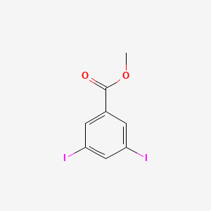 molecular formula C8H6I2O2 B576707 Methyl 3,5-diiodobenzoate CAS No. 14266-19-4