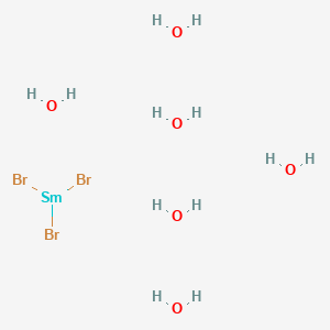 molecular formula Br3H12O6Sm B576711 Samarium(III) bromide hexahydrate CAS No. 13517-12-9