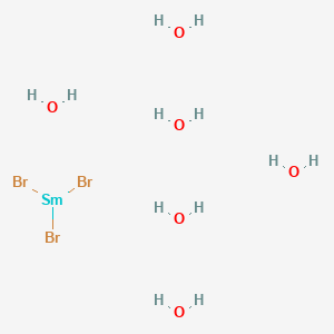 molecular formula Br3H12O6Sm B576711 SAMARIUM BROMIDE HEXAHYDRATE CAS No. 13517-12-9