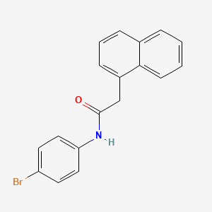 molecular formula C18H14BrNO B5767118 N-(4-bromophenyl)-2-(naphthalen-1-yl)acetamide 