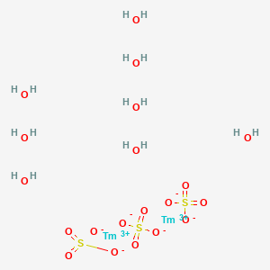 molecular formula H16O20S3Tm2 B576713 Thulium sulfate octahydrate CAS No. 13778-40-0