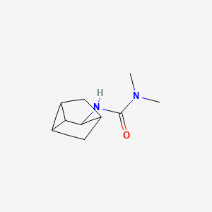 molecular formula C10H16N2O B576715 N,N-Dimethyl-N'-tricyclo[2.2.1.0~2,6~]heptan-3-ylurea CAS No. 13216-34-7