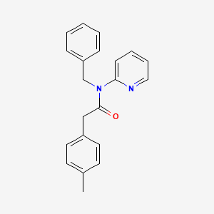 molecular formula C21H20N2O B5767186 N-benzyl-2-(4-methylphenyl)-N-(pyridin-2-yl)acetamide 