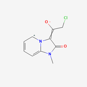 3-(Chloroacetyl)-1-methyl-2-oxylatoimidazo[1,2-a]pyridin-1-ium
