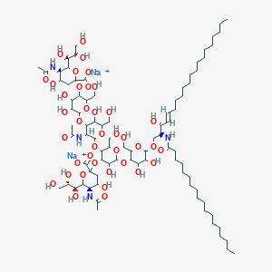 molecular formula C86H150N4Na2O39 B576725 Ganglioside GD1a CAS No. 12707-58-3
