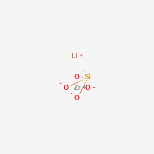 molecular formula LiO4SiZr+ B576732 Lithium zirconium silicate CAS No. 12027-82-6
