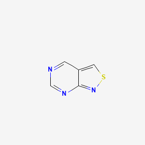 molecular formula C5H3N3S B576739 Isothiazolo[3,4-d]pyrimidine CAS No. 14521-32-5