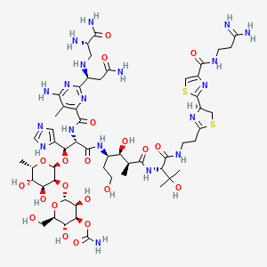 molecular formula C55H85N19O21S2 B576740 Zorbamycin CAS No. 11056-20-5