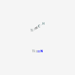 molecular formula CHNTi2 B576742 Titanium carbonitride CAS No. 12654-86-3