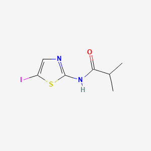 molecular formula C7H9IN2OS B576743 N-(5-iodothiazol-2-yl)isobutyramide CAS No. 13915-73-6