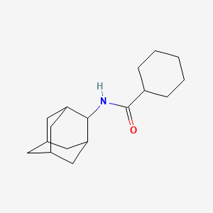 molecular formula C17H27NO B5767440 N-(tricyclo[3.3.1.1~3,7~]dec-2-yl)cyclohexanecarboxamide 