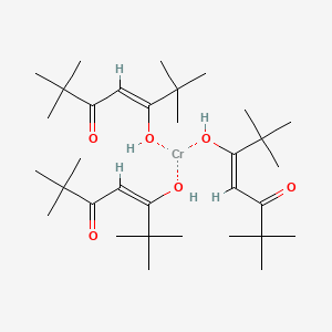 molecular formula C33H60CrO6 B576748 (4E)-5-Hydroxy-2,2,6,6-tetramethylhept-4-en-3-one--chromium (3/1) CAS No. 14434-47-0