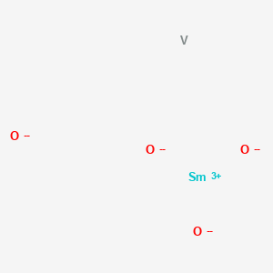 molecular formula O4SmV-5 B576752 Samarium vanadium tetraoxide CAS No. 13566-08-0
