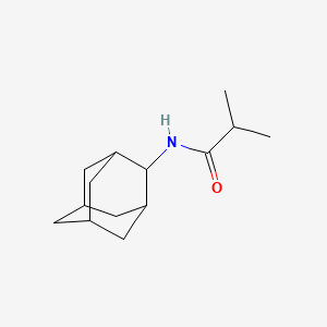 molecular formula C14H23NO B5767573 N-(2-adamantyl)-2-methylpropanamide 