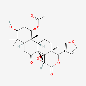 3,7-Di(desacetyl)-7-oxokhivorin