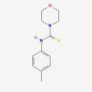 molecular formula C12H16N2OS B5767781 N-(4-methylphenyl)morpholine-4-carbothioamide 