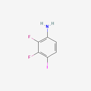 molecular formula C6H4F2IN B576781 2,3-Difluoro-4-iodoaniline CAS No. 1026989-94-5