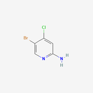 molecular formula C5H4BrClN2 B576790 5-Bromo-4-chloropyridin-2-amine CAS No. 942947-94-6