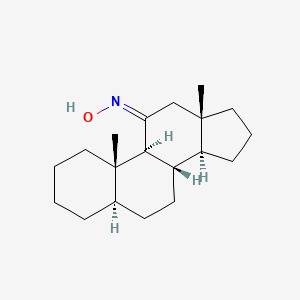 molecular formula C19H31NO B576797 5alpha-Androstan-11-one oxime CAS No. 14475-43-5
