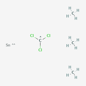 Trimethyl(trichloromethyl)stannane