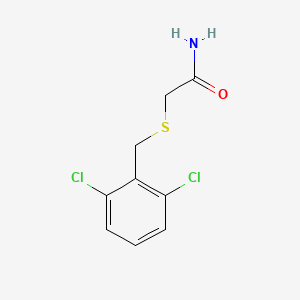 molecular formula C9H9Cl2NOS B5768095 2-[(2,6-Dichlorobenzyl)sulfanyl]acetamide 