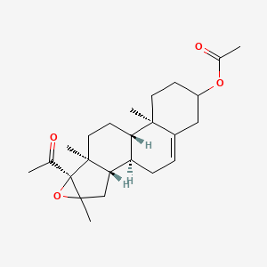 16-Methyl-20-oxo-16,17-epoxypregn-5-en-3-yl acetate