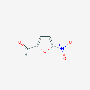 molecular formula C5H3NO4 B057684 5-Nitro-2-furaldehyde CAS No. 698-63-5