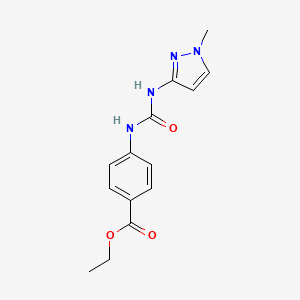 molecular formula C14H16N4O3 B5768463 N-(2-ETHOXYPHENYL)-N'-(3-METHYL-2-PYRIDYL)UREA 