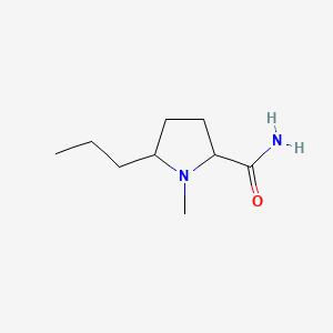 1-Methyl-5-propylpyrrolidine-2-carboxamide