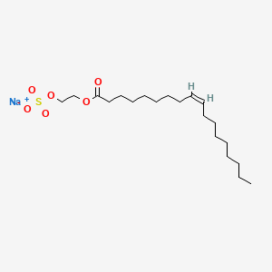molecular formula C20H37NaO6S B576888 Oleic acid, 2-(sulfooxy)ethyl ester, sodium salt CAS No. 14475-98-0